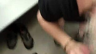 Shellyseth and smarien75's slam dunk of dressing room encounter then intense outdoor romp