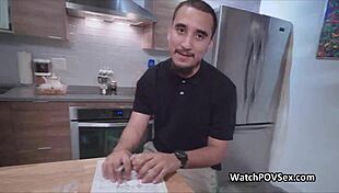 Girlfriend blows during board game night with corset and hardcore amateurs