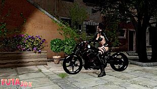 big tittied brunette futa spies on blonde and fucks her hard in futa3dx