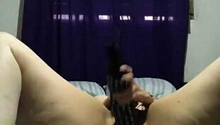 Hot alone at home with insertions