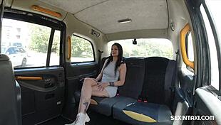 They Lick Each Other Wildly in a Hot Taxi Ride