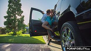 blonde milf brandi gets rough passionate creampie in tight hole