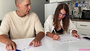 Student Fucks Sexy Teacher For Huge Facial Cumshot In College