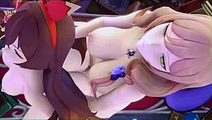 i watch lisa fuckin amber futa with genshin sound