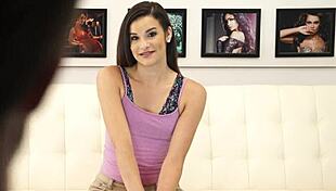 Real amateur teen hardfucked doggystyle on casting couch, bound and bent over roughly!