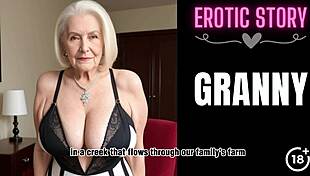 This granny story involves banging a hot senior gilf with big tits. It's a taboo old and young group scene.