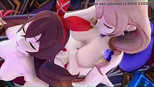 i watch lisa fuckin amber futa with genshin sound