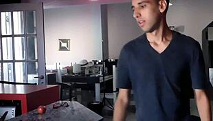 innocent kitchen turns into anal creampie scene