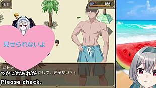 Wow, Hentai Pick-Up At Summer Beach With Crossdressing!