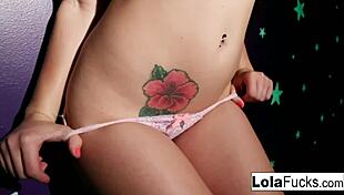 sexy bubble butt lola dances then masturbates?