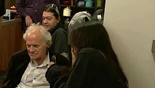 blonde gets gangbanged and punished in the shoe shop.