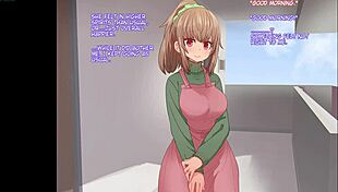 manaka-san gets creampied in cosplay hentai