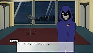 I-I can't stop masturbating to Raven in the game, she's so hot!