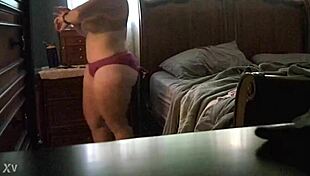 i watch my wife getting naked on hidden cam