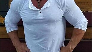 The muscular trainer dominates with his monster cock