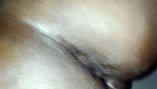 ebony milf in interracial amateur encounter