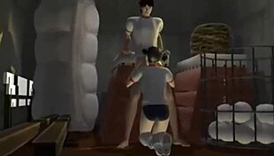 Young cute student gets fucked and sucks cock on the car with big tits.