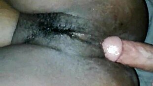 ebony milf in interracial amateur encounter