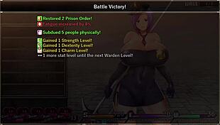 Karryn's Prison Release with Big Tits and Ass Fetish