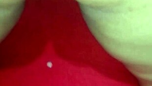 Husband fucks wife doggy style until vagina drips with creampie