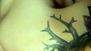 Couple enjoys a fun Halloween party at home