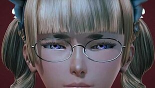 3D Hentai Anime Cartoon: Red And Blue Teen Girls Get Intense Fucking