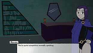 I-I can't stop masturbating to Raven in the game, she's so hot!