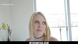 my stepsister's such a horny little slut with those small tits, getting hardcore pov action