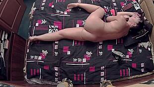 cowgirl and photoposing of my mature wife on new sheets upper view