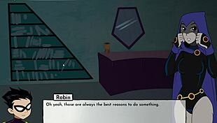 I-I can't stop masturbating to Raven in the game, she's so hot!