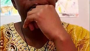 Hey, rate this ebony milf's blowjob skills! 😏