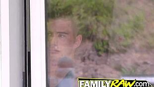 Busty Teen Babe Fucks and Sucks Cock Everywhere