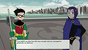 I-I can't stop masturbating to Raven in the game, she's so hot!