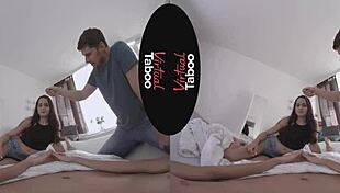 Virtual Taboo - Anal Slut! Brunette Gets Her Shaved Pussy And Ass Fucked Hard