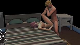 Anime Naruto fucks Sakura in hentai gaming with anal 😏