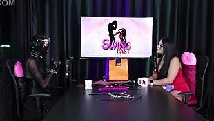 ramona 69 in sheer red lingerie explains bsdm safety key importance and why not to create content.