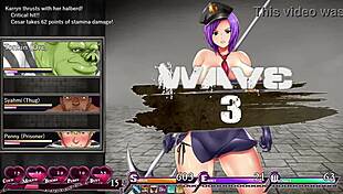 Karryn's Prison Release with Big Tits and Ass Fetish