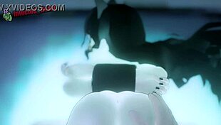 i feel blake taking it up the ass outside with anal creampie and blowjob in 3d anime.