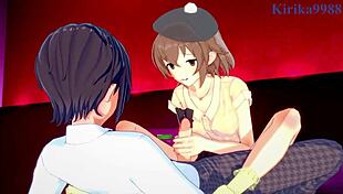 Passionate encounter in the Cinderella girl game by Koume and Hinako