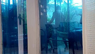 filmed my cuckold neighbor enjoying his wife getting pounded