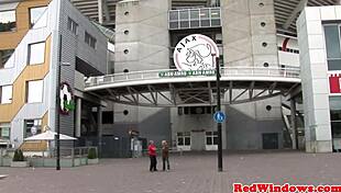 Hey, watch this alternative Dutch prostitute get her pussy nailed hard!