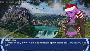 Star wars orange trainer part 27 cosplay with alien girls