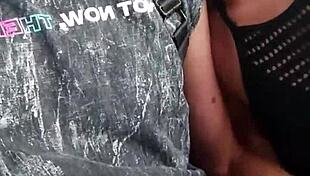 My friend jerks me off and I suck his big cock on a crowded train 😏