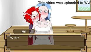 Hana's Blooming Flower Exposure In Hentai Game!