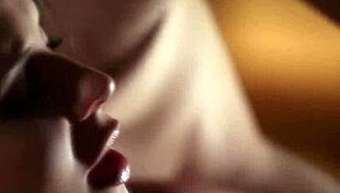 Sally Charles and Chad White fuck by the fire as a couple