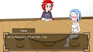 Hana's Blooming Flower Exposure In Hentai Game!