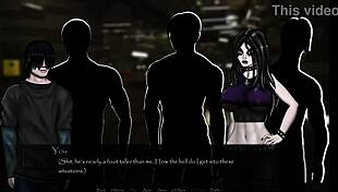 putting big cock in monster's mouth for blowjob in hentai game