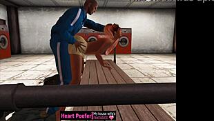 at the laundry room washing my husband's shirts