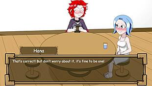 Hana's Blooming Flower Exposure In Hentai Game!