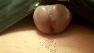 Intense handjob massage makes his cock cum like pouring rain